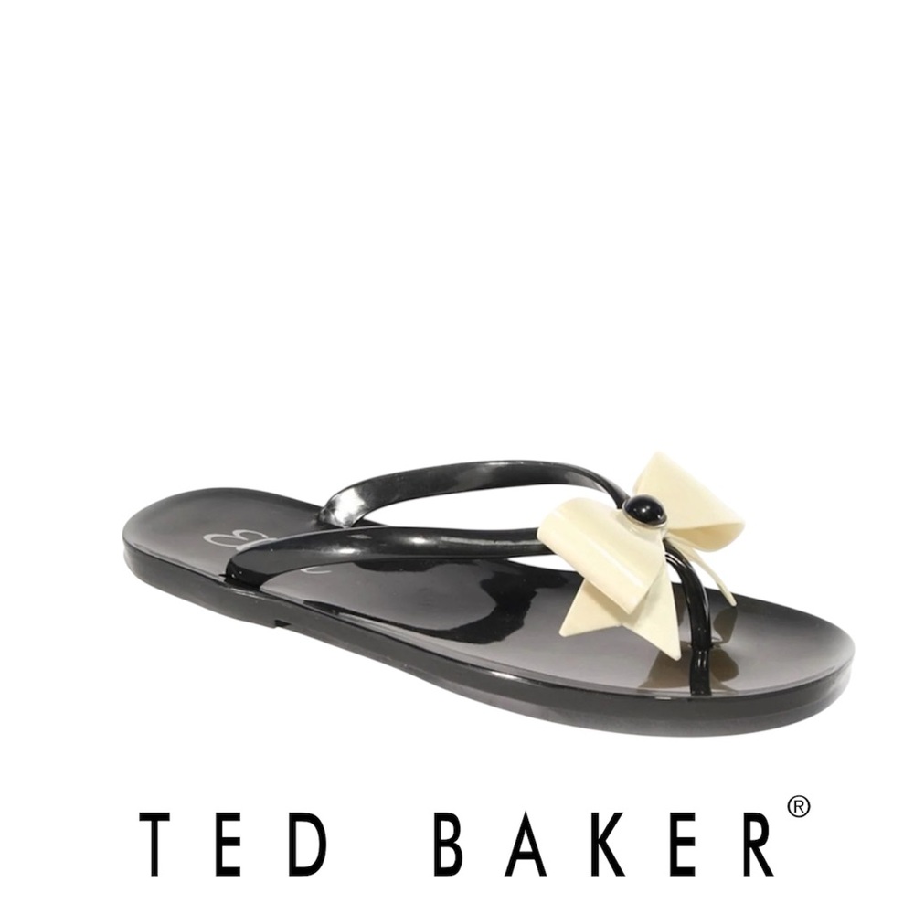 Ted Baker rubber Flip flops Size 7